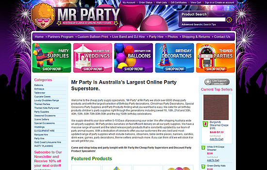 Mr Party – Party Shop